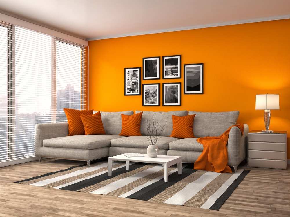 استفاده از رنگ نارنجی در دکوراسیون داخلی